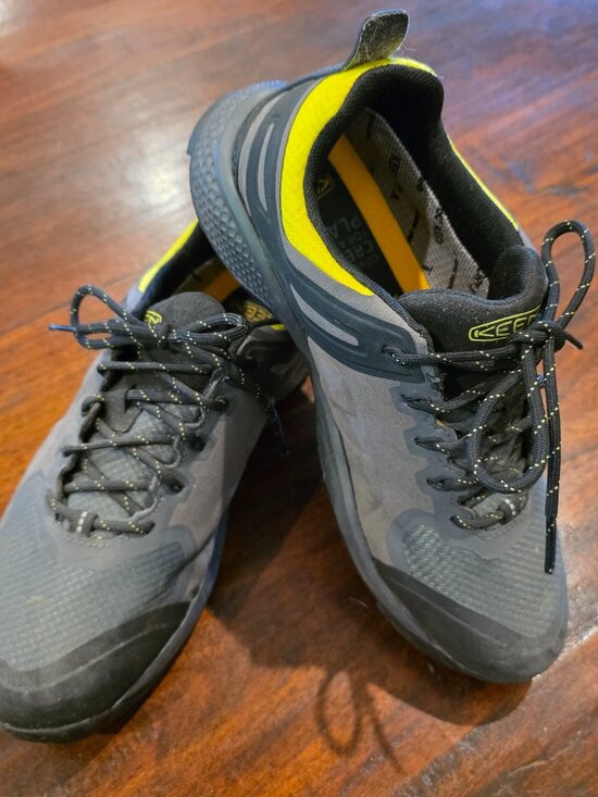 Keen Other - Keen Waterproof Trail Running Shoes 9.5 Grey Yellow Konnectfit